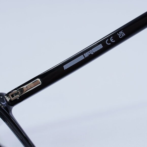 🕶️ New Alexander McQueen MQ0276O 001 Eyeglasses - Black Frame 52mm - Picture 8 of 11